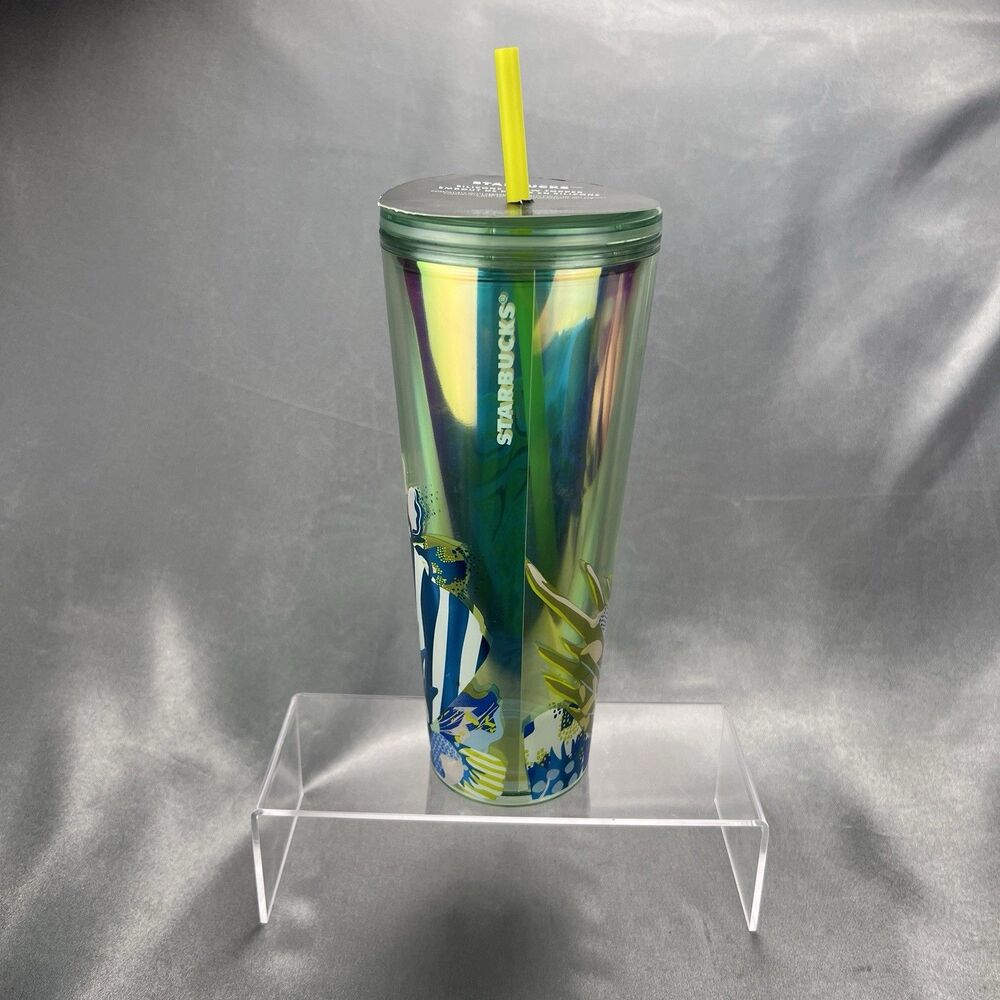 Starbucks Venti 24oz Cold‎ Cup Tumbler Iridescent Canna Lily Summer 2024 *READ